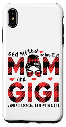 Gott hat mich zu Tittles Mama und Gigi Oma Muttertag geschenkt Hülle für iPhone XS Max von God gifted me to tittles mother and grandmother