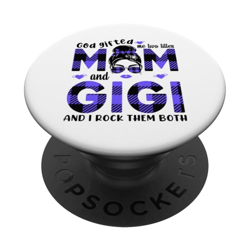 Gott hat mich zu Tittles Mama und Gigi Oma Muttertag geschenkt PopSockets Klebender PopGrip Gott hat mich zu Tittles Mama und Gigi Oma Muttertag geschenkt PopSockets Klebender PopGrip von God gifted me to tittles mother and grandmother