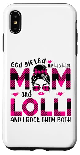Gott hat mich zu Tittles Mama und Lolli Oma Muttertag geschenkt Hülle für iPhone XS Max von God gifted me to tittles mother and grandmother