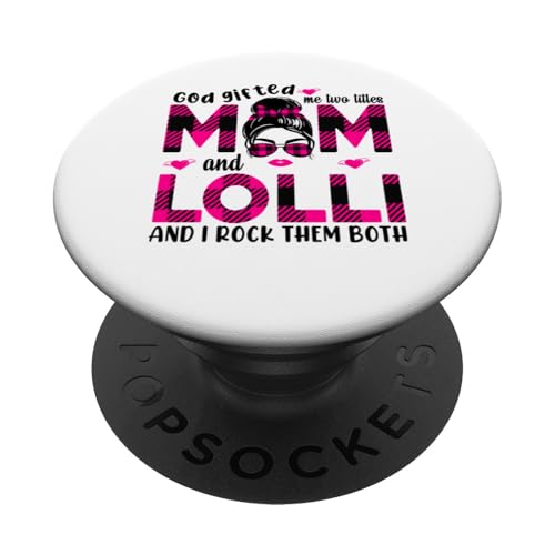 Gott hat mich zu Tittles Mama und Lolli Oma Muttertag geschenkt PopSockets Klebender PopGrip Gott hat mich zu Tittles Mama und Lolli Oma Muttertag geschenkt PopSockets Klebender PopGrip von God gifted me to tittles mother and grandmother