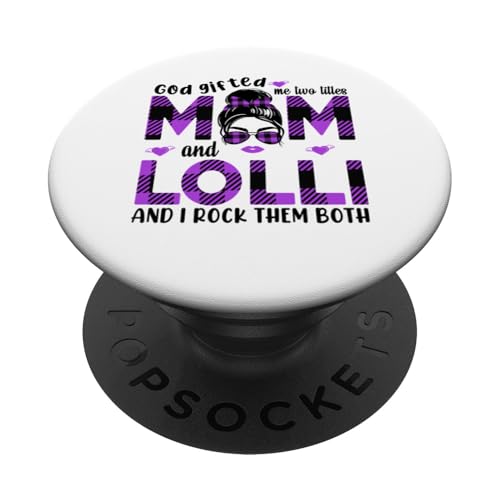Gott hat mich zu Tittles Mama und Lolli Oma Muttertag geschenkt PopSockets Klebender PopGrip Gott hat mich zu Tittles Mama und Lolli Oma Muttertag geschenkt PopSockets Klebender PopGrip von God gifted me to tittles mother and grandmother