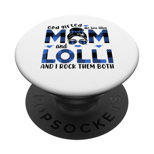 Gott hat mich zu Tittles Mama und Lolli Oma Muttertag geschenkt PopSockets Klebender PopGrip Gott hat mich zu Tittles Mama und Lolli Oma Muttertag geschenkt PopSockets Klebender PopGrip von God gifted me to tittles mother and grandmother
