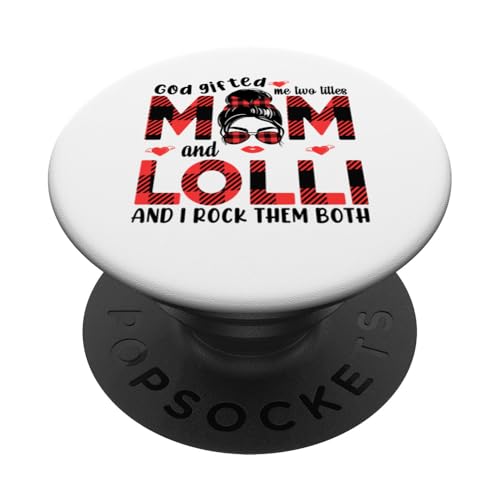 Gott hat mich zu Tittles Mama und Lolli Oma Muttertag geschenkt PopSockets Klebender PopGrip Gott hat mich zu Tittles Mama und Lolli Oma Muttertag geschenkt PopSockets Klebender PopGrip von God gifted me to tittles mother and grandmother