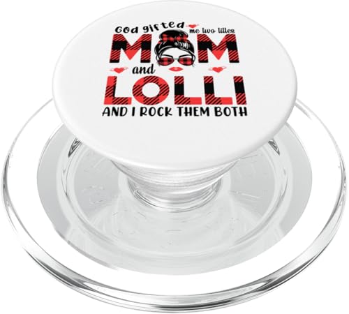 Gott hat mich zu Tittles Mama und Lolli Oma Muttertag geschenkt PopSockets PopGrip für MagSafe Gott hat mich zu Tittles Mama und Lolli Oma Muttertag geschenkt PopSockets PopGrip für MagSafe von God gifted me to tittles mother and grandmother