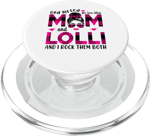 Gott hat mich zu Tittles Mama und Lolli Oma Muttertag geschenkt PopSockets PopGrip für MagSafe Gott hat mich zu Tittles Mama und Lolli Oma Muttertag geschenkt PopSockets PopGrip für MagSafe von God gifted me to tittles mother and grandmother