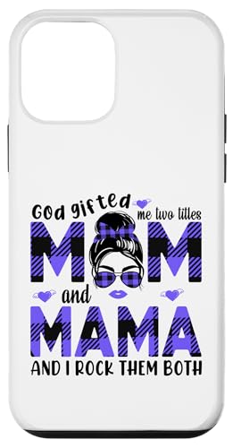 Gott hat mich zu Tittles Mama und Mama, Oma, Muttertag geschenkt. Hülle für iPhone 12 mini von God gifted me to tittles mother and grandmother