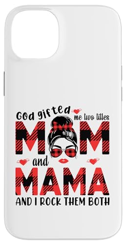 Gott hat mich zu Tittles Mama und Mama, Oma, Muttertag geschenkt. Hülle für iPhone 14 Plus von God gifted me to tittles mother and grandmother