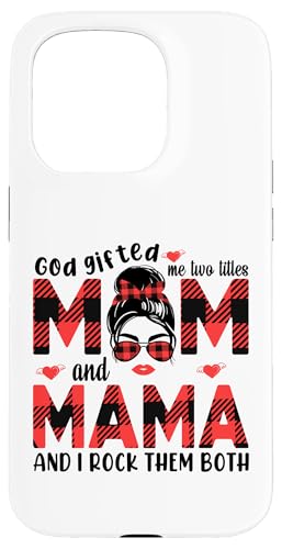 Gott hat mich zu Tittles Mama und Mama, Oma, Muttertag geschenkt. Hülle für iPhone 15 Pro Gott hat mich zu Tittles Mama und Mama, Oma, Muttertag geschenkt. Hülle für iPhone 15 Pro von God gifted me to tittles mother and grandmother