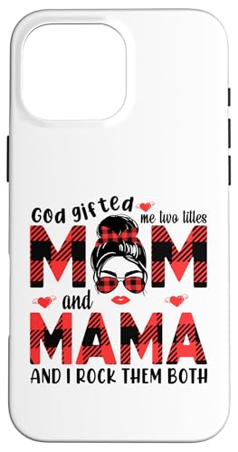 Gott hat mich zu Tittles Mama und Mama, Oma, Muttertag geschenkt. Hülle für iPhone 16 Pro Max von God gifted me to tittles mother and grandmother