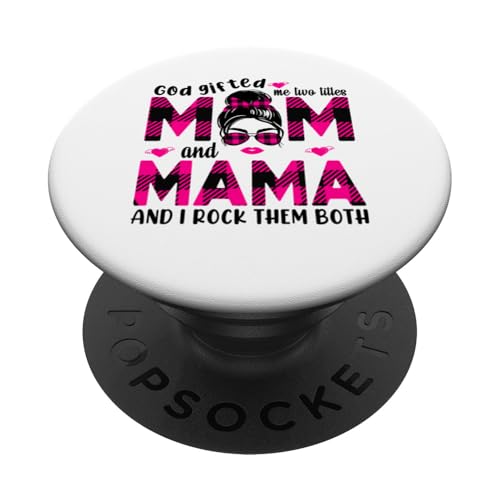 Gott hat mich zu Tittles Mama und Mama, Oma, Muttertag geschenkt. PopSockets Klebender PopGrip Gott hat mich zu Tittles Mama und Mama, Oma, Muttertag geschenkt. PopSockets Klebender PopGrip von God gifted me to tittles mother and grandmother