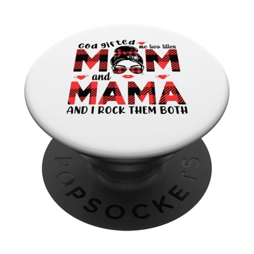 Gott hat mich zu Tittles Mama und Mama, Oma, Muttertag geschenkt. PopSockets Klebender PopGrip von God gifted me to tittles mother and grandmother