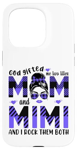 Gott hat mich zu Tittles Mama und Mimi Oma Muttertag geschenkt Hülle für iPhone 15 Pro Gott hat mich zu Tittles Mama und Mimi Oma Muttertag geschenkt Hülle für iPhone 15 Pro von God gifted me to tittles mother and grandmother