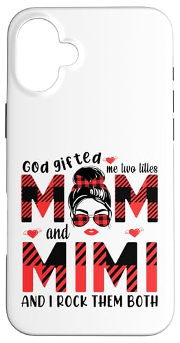 Gott hat mich zu Tittles Mama und Mimi Oma Muttertag geschenkt Hülle für iPhone 16 Plus von God gifted me to tittles mother and grandmother