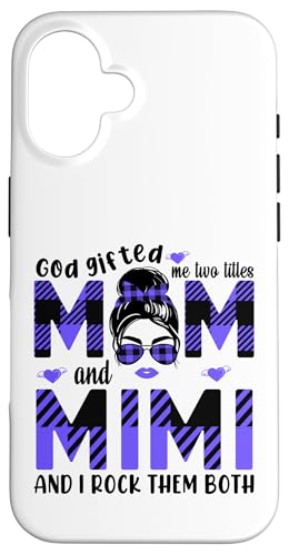 Gott hat mich zu Tittles Mama und Mimi Oma Muttertag geschenkt Hülle für iPhone 16 von God gifted me to tittles mother and grandmother