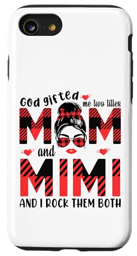 Gott hat mich zu Tittles Mama und Mimi Oma Muttertag geschenkt Hülle für iPhone SE (2020) / 7 / 8 von God gifted me to tittles mother and grandmother