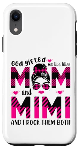 Gott hat mich zu Tittles Mama und Mimi Oma Muttertag geschenkt Hülle für iPhone XR von God gifted me to tittles mother and grandmother