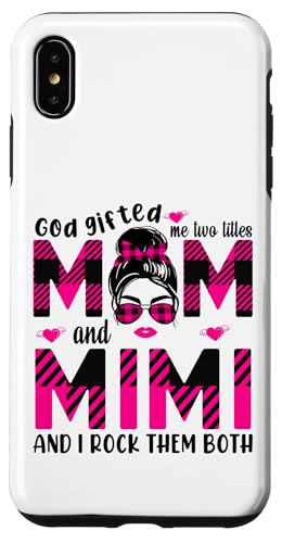 Gott hat mich zu Tittles Mama und Mimi Oma Muttertag geschenkt Hülle für iPhone XS Max von God gifted me to tittles mother and grandmother