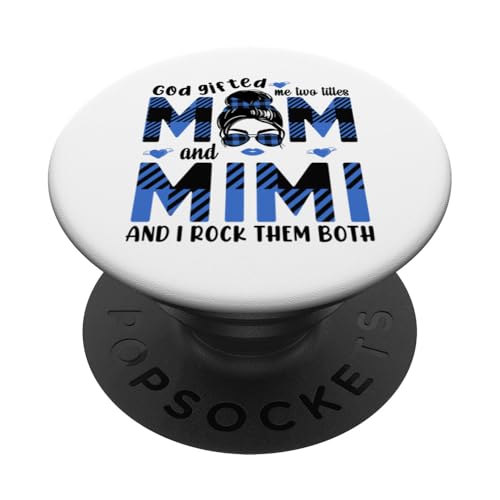 Gott hat mich zu Tittles Mama und Mimi Oma Muttertag geschenkt PopSockets Klebender PopGrip Gott hat mich zu Tittles Mama und Mimi Oma Muttertag geschenkt PopSockets Klebender PopGrip von God gifted me to tittles mother and grandmother