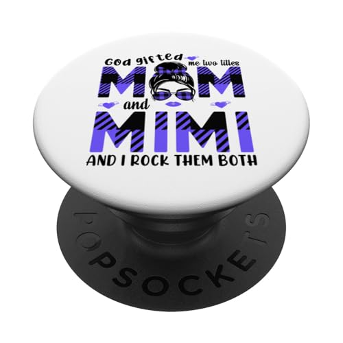 Gott hat mich zu Tittles Mama und Mimi Oma Muttertag geschenkt PopSockets Klebender PopGrip Gott hat mich zu Tittles Mama und Mimi Oma Muttertag geschenkt PopSockets Klebender PopGrip von God gifted me to tittles mother and grandmother