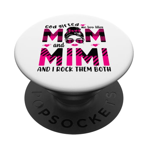 Gott hat mich zu Tittles Mama und Mimi Oma Muttertag geschenkt PopSockets Klebender PopGrip Gott hat mich zu Tittles Mama und Mimi Oma Muttertag geschenkt PopSockets Klebender PopGrip von God gifted me to tittles mother and grandmother
