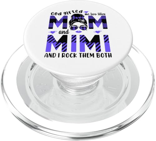 Gott hat mich zu Tittles Mama und Mimi Oma Muttertag geschenkt PopSockets PopGrip für MagSafe Gott hat mich zu Tittles Mama und Mimi Oma Muttertag geschenkt PopSockets PopGrip für MagSafe von God gifted me to tittles mother and grandmother
