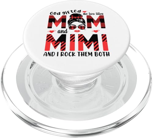 Gott hat mich zu Tittles Mama und Mimi Oma Muttertag geschenkt PopSockets PopGrip für MagSafe Gott hat mich zu Tittles Mama und Mimi Oma Muttertag geschenkt PopSockets PopGrip für MagSafe von God gifted me to tittles mother and grandmother