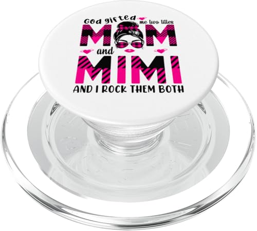 Gott hat mich zu Tittles Mama und Mimi Oma Muttertag geschenkt PopSockets PopGrip für MagSafe Gott hat mich zu Tittles Mama und Mimi Oma Muttertag geschenkt PopSockets PopGrip für MagSafe von God gifted me to tittles mother and grandmother