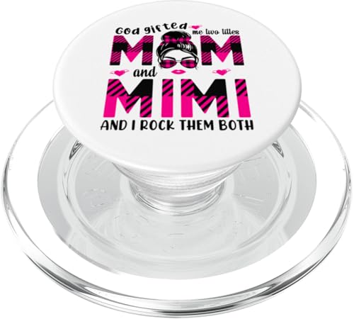 Gott hat mich zu Tittles Mama und Mimi Oma Muttertag geschenkt PopSockets PopGrip für MagSafe Gott hat mich zu Tittles Mama und Mimi Oma Muttertag geschenkt PopSockets PopGrip für MagSafe von God gifted me to tittles mother and grandmother