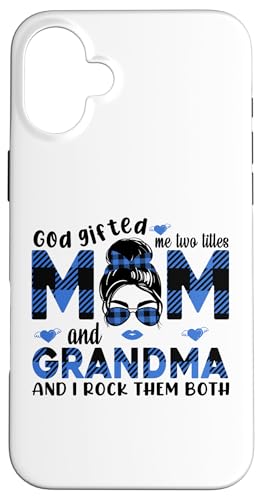 Gott hat mich zu Tittles Mama und Oma Mama Muttertag geschenkt Hülle für iPhone 16 Plus von God gifted me to tittles mother and grandmother