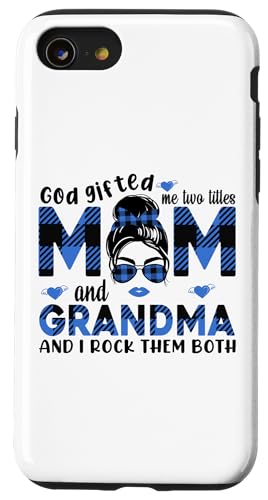 Gott hat mich zu Tittles Mama und Oma Mama Muttertag geschenkt Hülle für iPhone SE (2020) / 7 / 8 von God gifted me to tittles mother and grandmother