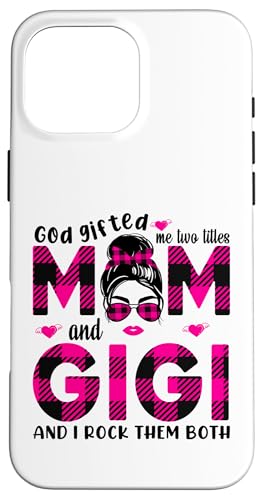Gott hat mich zu Tittles Mama und Oma geschenkt Muttertag Gigi Hülle für iPhone 16 Pro Max von God gifted me to tittles mother and grandmother