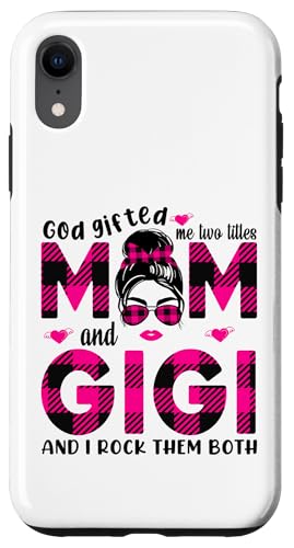 Gott hat mich zu Tittles Mama und Oma geschenkt Muttertag Gigi Hülle für iPhone XR von God gifted me to tittles mother and grandmother