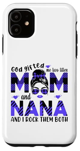 Gott hat mich zu Tittles Mama und Oma geschenkt Muttertag Hülle für iPhone 11 von God gifted me to tittles mother and grandmother