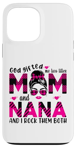 Gott hat mich zu Tittles Mama und Oma geschenkt Muttertag Hülle für iPhone 13 Pro Max Gott hat mich zu Tittles Mama und Oma geschenkt Muttertag Hülle für iPhone 13 Pro Max von God gifted me to tittles mother and grandmother