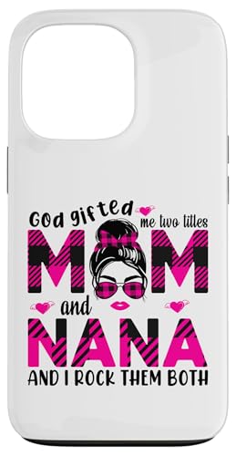 Gott hat mich zu Tittles Mama und Oma geschenkt Muttertag Hülle für iPhone 13 Pro von God gifted me to tittles mother and grandmother