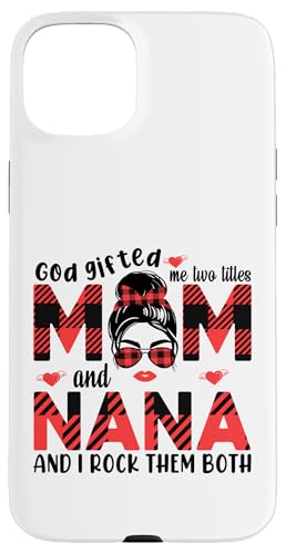 Gott hat mich zu Tittles Mama und Oma geschenkt Muttertag Hülle für iPhone 15 Plus von God gifted me to tittles mother and grandmother