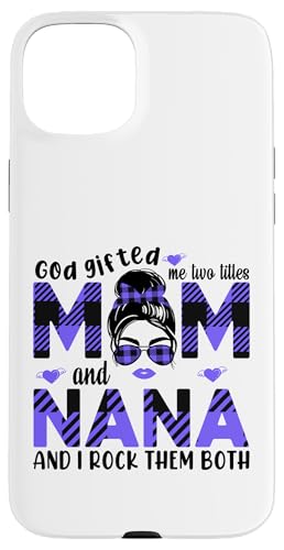 Gott hat mich zu Tittles Mama und Oma geschenkt Muttertag Hülle für iPhone 15 Plus von God gifted me to tittles mother and grandmother