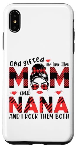 Gott hat mich zu Tittles Mama und Oma geschenkt Muttertag Hülle für iPhone XS Max von God gifted me to tittles mother and grandmother