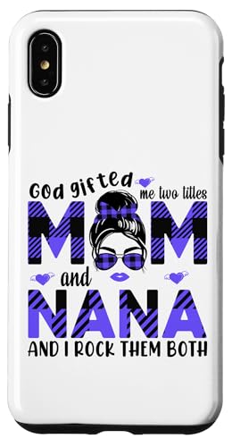 Gott hat mich zu Tittles Mama und Oma geschenkt Muttertag Hülle für iPhone XS Max von God gifted me to tittles mother and grandmother