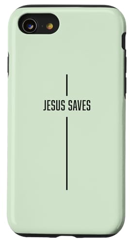 Hülle für iPhone SE (2020) / 7 / 8 Jesus rettet moderne christliche Männer von God is Good Christian Gifts and Apparel