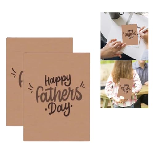 Endless Farting Vatertagskarte, 2024 neue lustige Streich-Vatertagskarte, Glitzerbomben-Streichkarte, Furzvatertagskarte mit Musik, Vatertagskarte mit Glitzer (2 Stück) von Godemmio