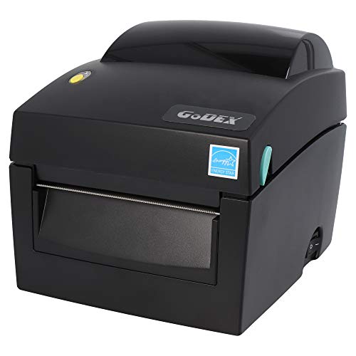 Godex DT4X Drucker mit Abreißkante - 203 DPI - Thermodirekt - 108 mm max. Druckbreite, LAN, USB, seriell (RS-232) Schnittstellen von Godex