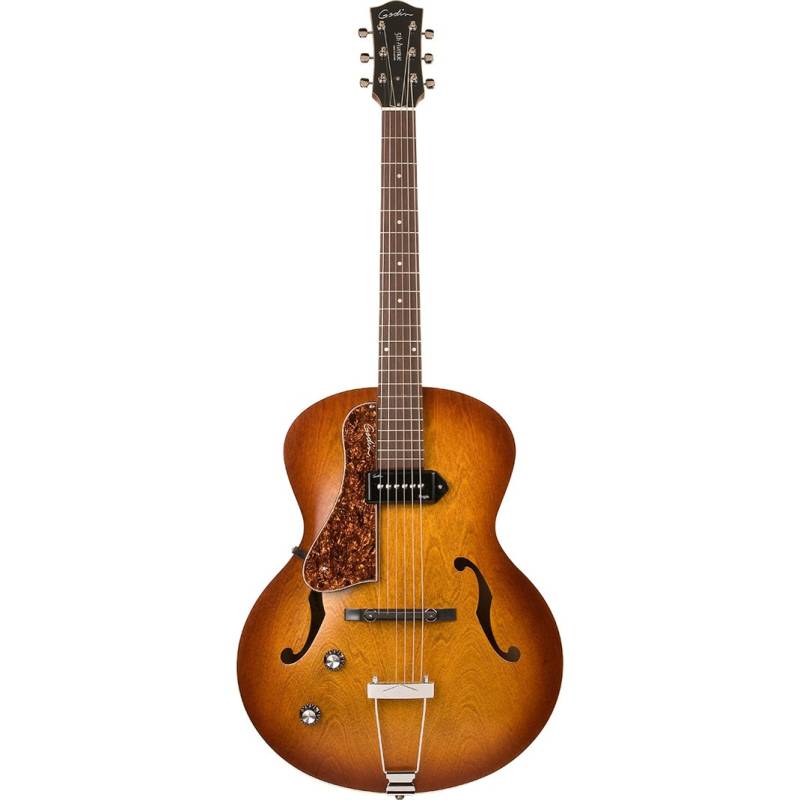 Godin 5th Avenue Kingpin P90 Cognac Burst Left Handed Left-Handed Semi-Acoustic Guitar von Godin
