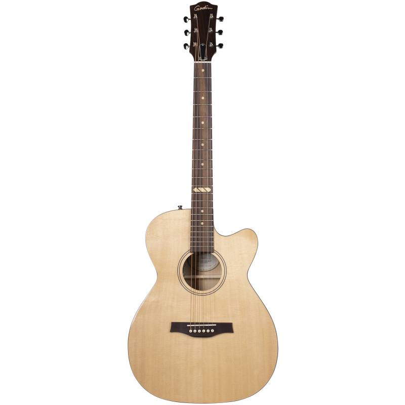 Godin Fairmount CW Flame Maple GT EQ Electro-Acoustic Guitar with Gig Bag von Godin