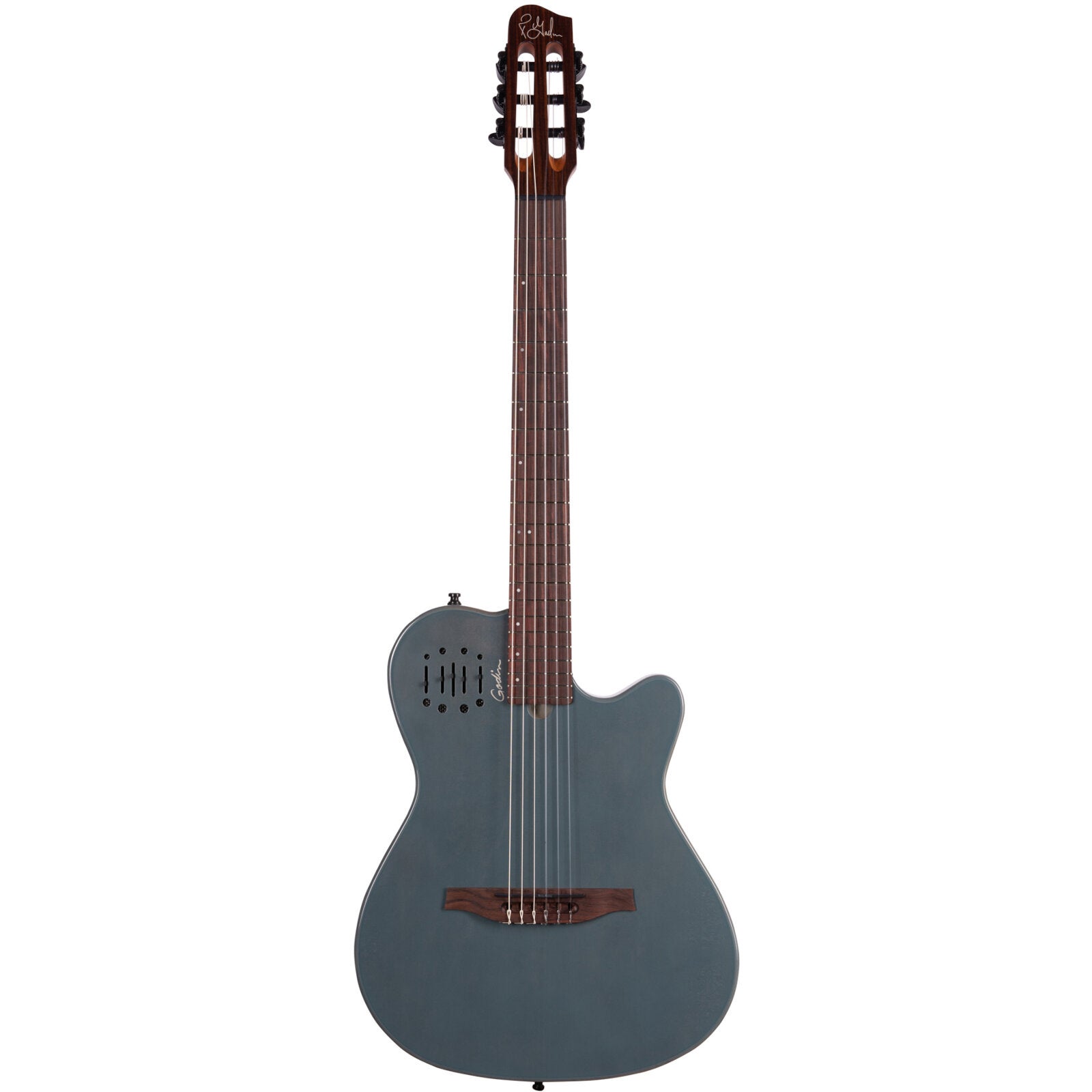 Godin Multiac Mundial Arctik Blue Electro-Acoustic Classical Guitar with Gig Bag Godin Multiac Mundial Arctik Blue Electro-Acoustic Classical Guitar with Gig Bag von Godin