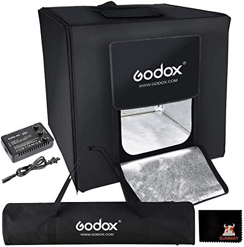 GODOX LSD40 LED Mini Photography Studio Tent 40 x 40 x 40cm Double LED Light Boards Studio Box for Photography Shooting(40W Power 10000~11000 Lumen 5800K±200K Color Temperature) von Godox