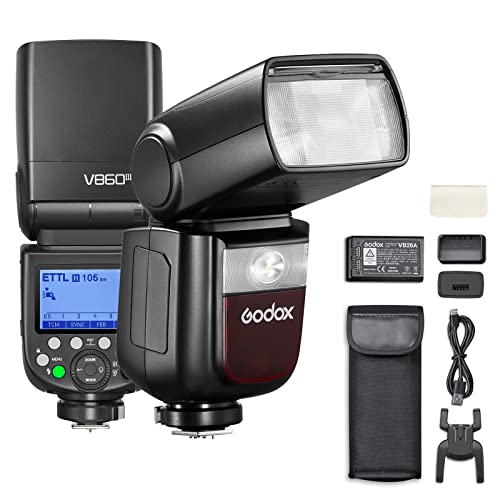 GODOX V860III-S TTL-Kamerablitz, Flash Speedlite HSS 1/8000s, 2.4G Kabellos Lithium-Batterie eingebaut, LED-Einstelllicht Kompatibel mit Kamera Sony A7S A58 A99 A6000 und Godox Xpro Flash Trigger GODOX V860III-S TTL-Kamerablitz, Flash Speedlite HSS 1/8000s, 2.4G Kabellos Lithium-Batterie eingebaut, LED-Einstelllicht Kompatibel mit Kamera Sony A7S A58 A99 A6000 und Godox Xpro Flash Trigger von Godox