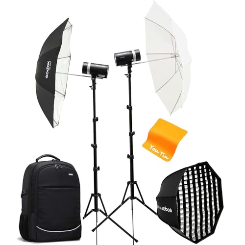 Godox AD300Pro AD300 PRO Rucksack Kit: Zwei Blitzen mit Softbox und Softlight-Schirm, Blitz TTL 2,4 G 300W 1/8000 HSS, 0,01-1,5 Sek. Recyclingzeit, 320 volle Leistung, 2600 mAh Lithium Batterie Godox AD300Pro AD300 PRO Rucksack Kit: Zwei Blitzen mit Softbox und Softlight-Schirm, Blitz TTL 2,4 G 300W 1/8000 HSS, 0,01-1,5 Sek. Recyclingzeit, 320 volle Leistung, 2600 mAh Lithium Batterie von Godox