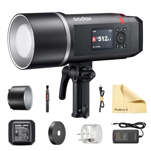 Godox AD600BMII AD600BM II Flash Strobe Monolight 600Ws GN87 HSS Blitzgerät für den Außenbereich, 0.01~1.9s Wiederaufnahmezeit, Bowens Halterung 10.8V/8940mAh Lithium Batterie (Godox AD600BM Upgraded) Godox AD600BMII AD600BM II Flash Strobe Monolight 600Ws GN87 HSS Blitzgerät für den Außenbereich, 0.01~1.9s Wiederaufnahmezeit, Bowens Halterung 10.8V/8940mAh Lithium Batterie (Godox AD600BM Upgraded) von GODOX