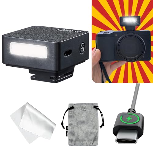 Godox Blitz IM20 Mini Kamerablitz Blitzgerät, Manueller Flash Speedlite, 5 Leistungsstufen, 440 Blitze bei voller Leistung, Kompatibel mit Ricoh GR III RG iii X, Canon Sony Nikon Fujifilm Pentax von GODOX